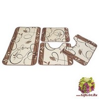 Набор ковриков для ванной 4 штуки &quot;TEX GAL&quot;