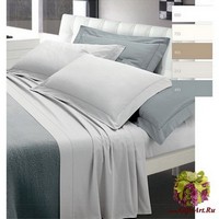 Элитное однотонное постельное бельё евро &quot;GF FERRARI&quot;