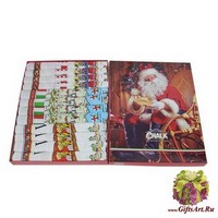 Подарочный новогодний набор из двенадцати кухонных полотенец 60х90 &quot;GRAND TEXTIL&quot;