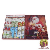 Подарочный новогодний набор из шести кухонных полотенец 60х90 &quot;GRAND TEXTIL&quot;