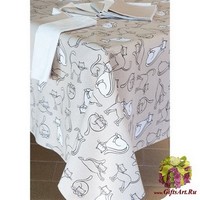 Скатерть с тефлоновой пропиткой 140х240 &quot;Melangio&quot;