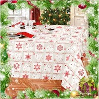 Скатерть новогодняя с салфетками в коробке 140х240 &quot;MELANGIO&quot;