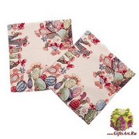 Наволочка декоративная гобелен 2 штуки 47х47 &quot;SERVALLI&quot;