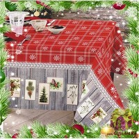 Скатерть новогодняя 140х210 &quot;MELANGIO&quot;