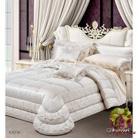 Элитное одеяло-покрывало с кружевами 265х265 &quot;GF FERRARI&quot;