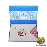 Скатерть с салфетками на круглый стол &quot;MELANGIO&quot;