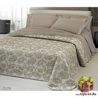 Жаккардовое покрывало на двуспальную кровать 265х265 &quot;GF FERRARI&quot; Артикул: Клоэ