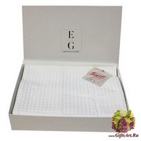 Вафельное банное полотенце 90х150  &quot;EMANUELA GALIZZI&quot;