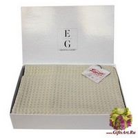 Вафельное банное полотенце 90х150 &quot;EMANUELA GALIZZI&quot;