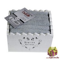 Декоративные махровые салфетки 6 штук &quot;SERVALLI&quot;