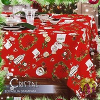 Скатерть новогодняя в коробке 140х210 &quot;MELANGIO&quot;
