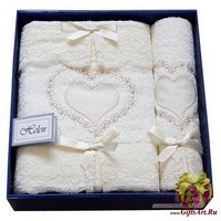 Набор из трех махровых полотенец &quot;SERVALLI&quot;