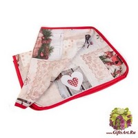 Новогодняя гобеленовая салфетка 45х120 &quot;MELANGIO&quot;