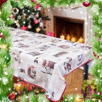 Скатерть новогодняя в коробке 140х210 &quot;MELANGIO&quot;