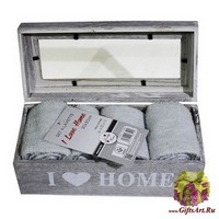 Декоративные махровые салфетки 4 штуки &quot;SERVALLI&quot;