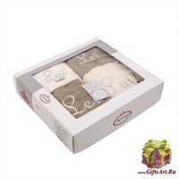 Набор из четырёх махровых полотенец &quot;MELANGIO&quot;