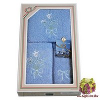 Набор из трех махровых полотенец &quot;ALMATEX&quot;