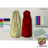 Женский махровый халат с капюшоном &quot;EMANUEL UNGARO&quot;