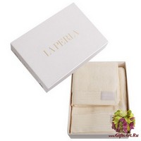 Набор из двух махровых полотенец &quot;LA PERLA&quot;