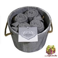 Декоративные махровые салфетки 4 штуки &quot;SERVALLI&quot;