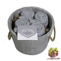 Декоративные махровые салфетки 4 штуки &quot;SERVALLI&quot;