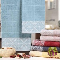 Набор из двух махровых полотенец &quot;VINGI RICAMI&quot;