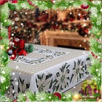 Скатерть новогодняя 140х180 &quot;ONDA BLU&quot;