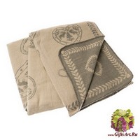 Плед из шерсти мериноса 130х170 &quot;LOMBARDA&quot;