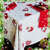 Скатерть новогодняя в пакете 140х240 &quot;MELANGIO&quot;