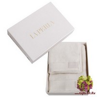 Набор из двух махровых полотенец &quot;LA PERLA&quot;