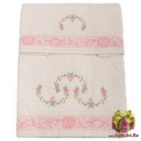 Набор из двух махровых полотенец &quot;ALMATEX&quot;