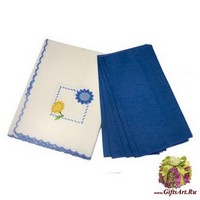 Cкатерть с салфетками на овальный стол 180х240  &quot;Confestyl&quot;