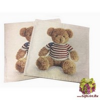 Наволочка декоративная гобелен 2 штуки 40х40 &quot;EUROGAL&quot;