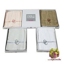 Набор из двух махровых полотенец &quot;ENRICO COVERI&quot;Артикул: Паола dis.2