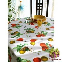 Скатерть с тефлоновой пропиткой 140х270 &quot;MELANGIO&quot;