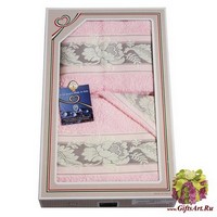 Набор из трех махровых полотенец &quot;ALMATEX&quot;