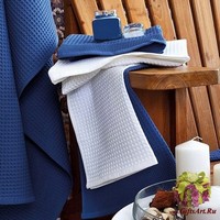 Набор из двух вафельных полотенец &quot;VINGI RICAMI&quot;