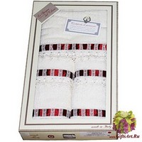 Набор из трех махровых полотенец &quot;ALMATEX&quot;