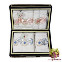 Набор из трех махровых полотенец &quot;ALMATEX&quot;