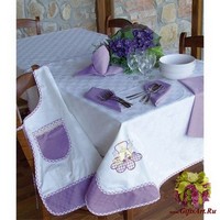 Скатерть с салфетками 140х210 &quot;MELANGIO&quot;