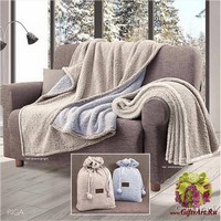 Плед двусторонний в мешочке 200х240 &quot;GF FERRARI&quot;