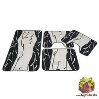 Набор ковриков для ванной 4 штуки &quot;TEX GAL&quot;