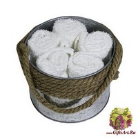 Декоративные махровые салфетки 5 штук &quot;SERVALLI&quot;