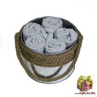 Декоративные махровые салфетки 5 штук &quot;SERVALLI&quot;