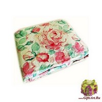 Покрывало на двуспальную кровать 255х255 &quot;SERVALLI&quot; Артикул: Розе Лиф