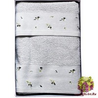 Набор из двух махровых полотенец &quot;VINGI RICAMI&quot;