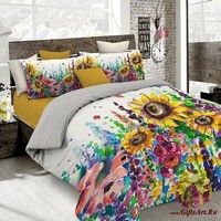 Постельное белье 3D евро &quot;MATTEO BOSIO&quot;