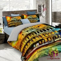 Постельное белье 3D евро &quot;MATTEO BOSIO&quot;