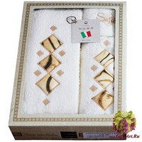 Набор из трех махровых полотенец &quot;ALMATEX&quot;