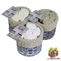 Декоративные махровые салфетки 5 штук &quot;SERVALLI&quot;